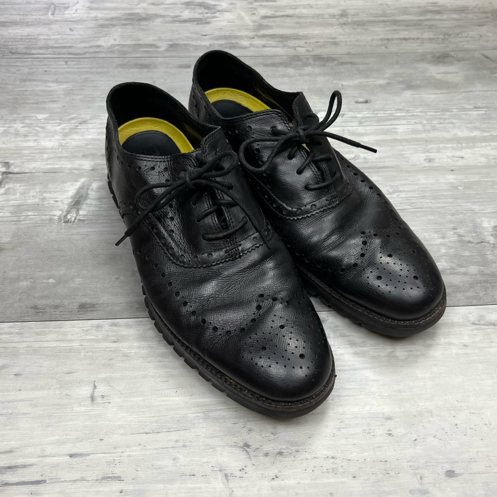 Cole Haan Zerogrand Black Wingtip Sneakers 11 M